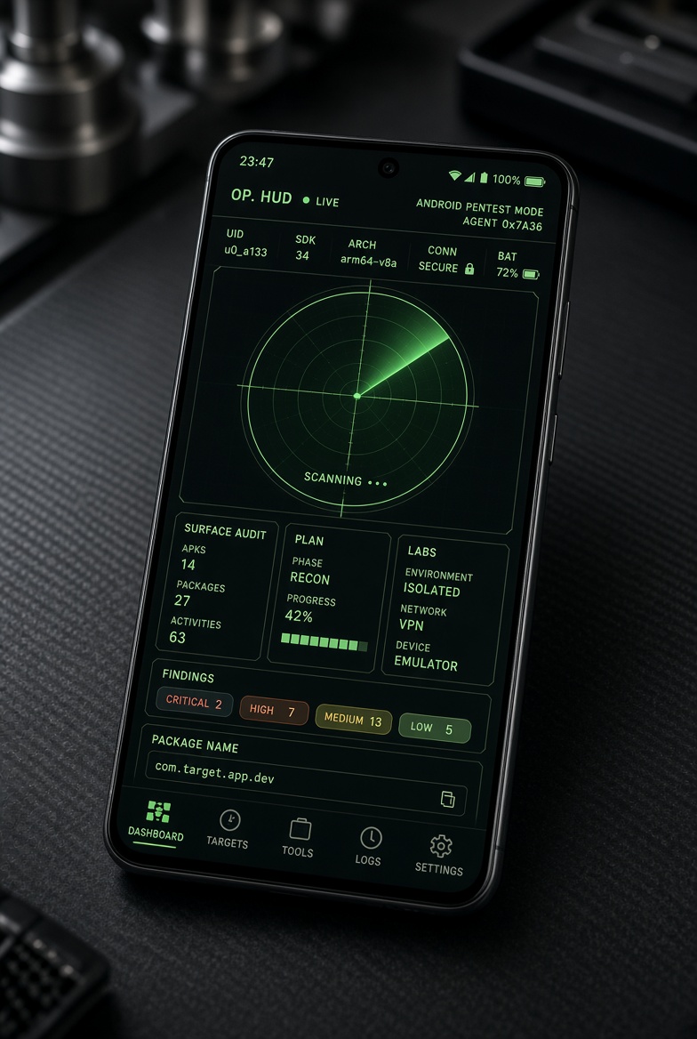 Operator HUD on device